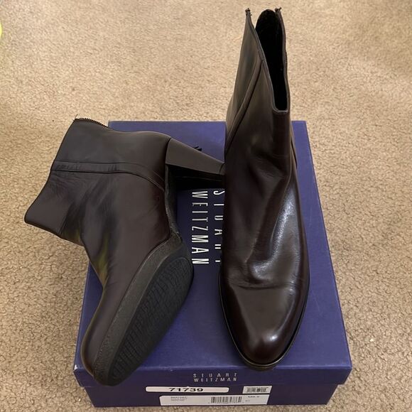Stuart Weitzman brown restart bootie - Picture 4 of 8